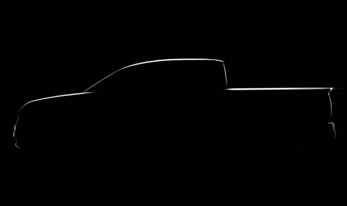 Honda Ridgeline Pickup teaser sketch