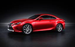Lexus RC Coupe new red paint