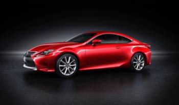 Lexus RC Coupe new red paint