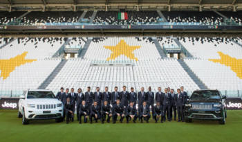 Jeep Grand Cherokees delivered for Juventus Torino team