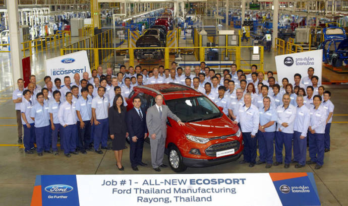 2014 Ford EcoSport enters production in Thailand