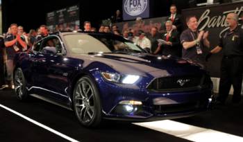 2014 Ford Mustang - first unit sold for 300.000 dollars