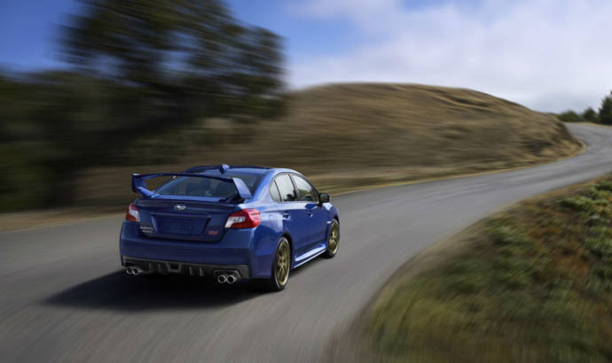 2015 Subaru WRX STI bows in Detroit