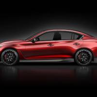 Infiniti Q50 Eau Rouge Concept - second image reveals the profile