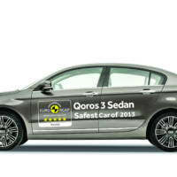 Qoros 3 Sedan - safest car in 2013 by EuroNCAP