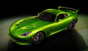 SRT Viper with Stryker Green paint is Hulk's car