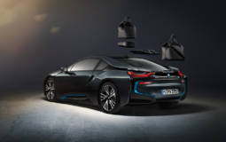 BMW i8 Louis Vuitton luggage