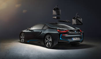 BMW i8 Louis Vuitton luggage