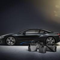 BMW i8 Louis Vuitton luggage