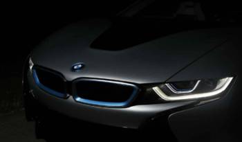 BMW i8, first production car with laser lights, starting autumn 2014