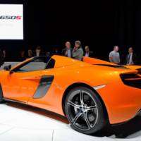 2014 McLaren 650S Spider flex its muscles in Geneva