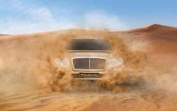 Bentley SUV first teaser