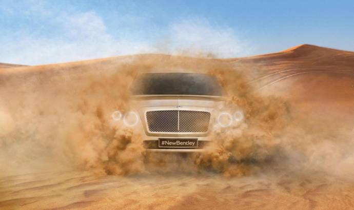 Bentley SUV first teaser