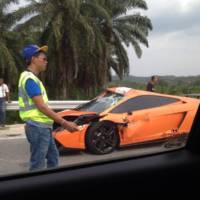 Lamborghini Gallardo LP550-2 Malaysia Limited Edition destroyed