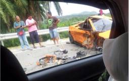 Lamborghini Gallardo LP550-2 Malaysia Limited Edition destroyed