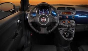 2015 Fiat 500 interior updates