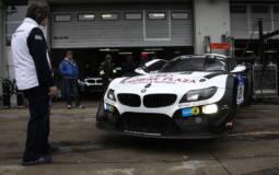 BMW Z4 GT3, first car to use laser lights on race track
