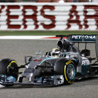 Lewis Hamilton wins the Bahrain GP