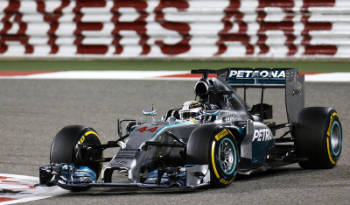 Lewis Hamilton wins the Bahrain GP
