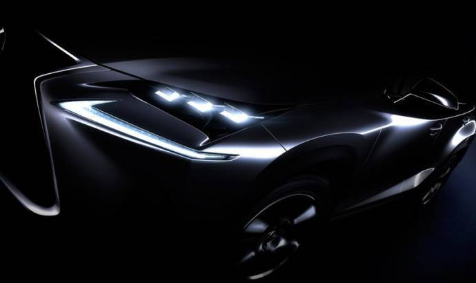 Lexus NX crossover first teaser