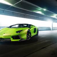 2014 Lamborghini Aventador-V Roadster modified by Vorsteiner