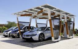 BMW Solar Carport introduced for i8 charging needs