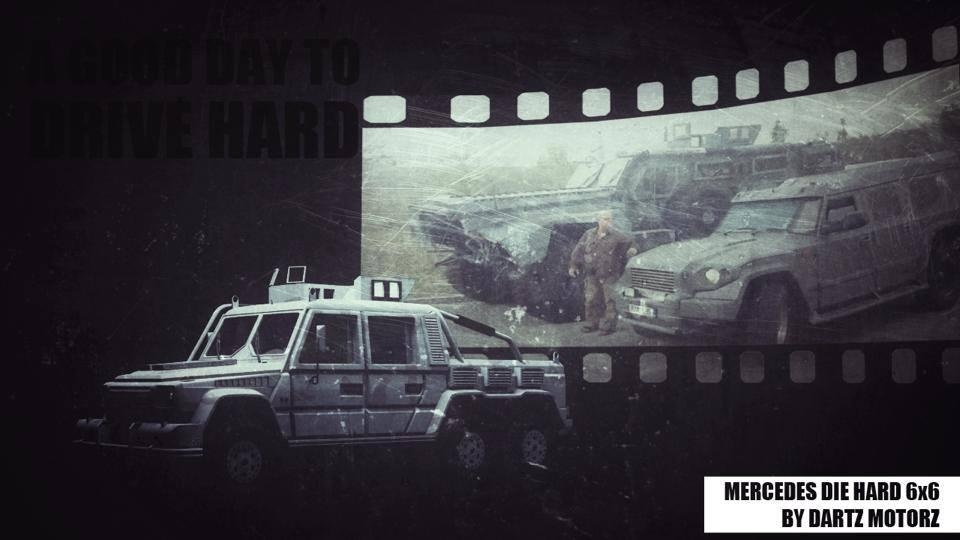 Dartz Mercedes G63 AMG 6x6 armoured car