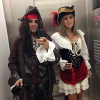 Felipe Massa dresses up like Jack Sparrow the pirate