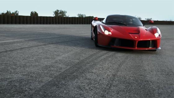 Ferrari la Ferrari Top Gear test on Fiorano circuit