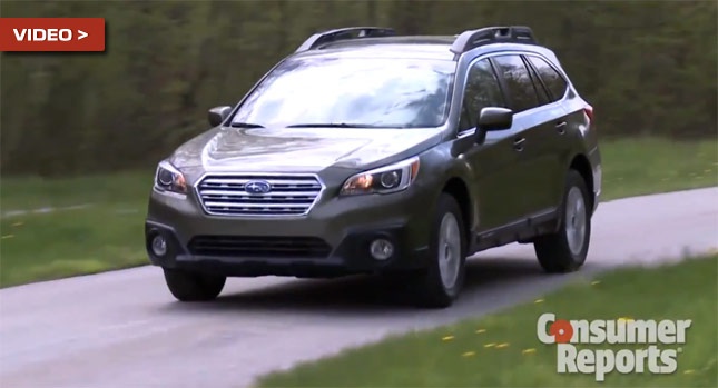 VIDEO: Consumer Reports 2015 Subaru Outback and Legacy review