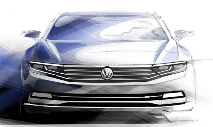 Volkswagen Passat first sketches