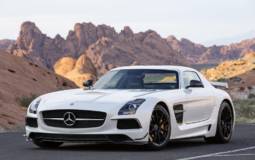 David Coulthard and Mercedes SLS AMG Black Series ready for Goodwood