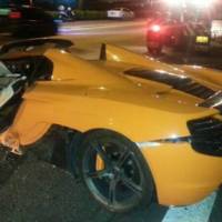 McLaren 650S Spider crashed during test drive