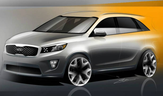 2015 Kia Sorento first sketches unveiled