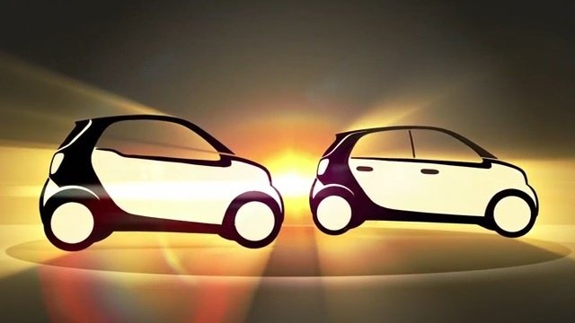 2015 Smart Fortwo and Forfour teaser video