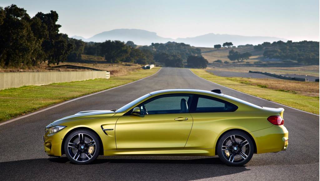 BMW M4 Coupe commercial with a special location