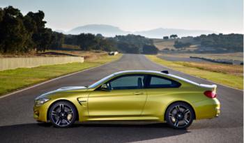 BMW M4 Coupe commercial with a special location