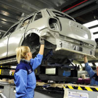 First Mini five-door hatchback rolls off the assembly line in Oxford