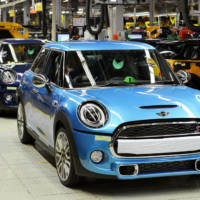 First Mini five-door hatchback rolls off the assembly line in Oxford