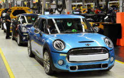 First Mini five-door hatchback rolls off the assembly line in Oxford