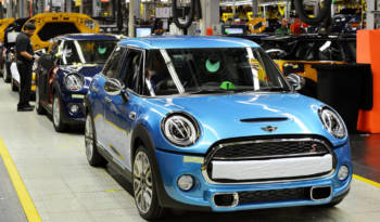 First Mini five-door hatchback rolls off the assembly line in Oxford