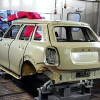 First Mini five-door hatchback rolls off the assembly line in Oxford