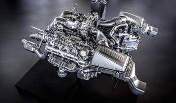 Mercedes AMG V8 engine detailed