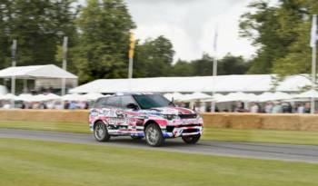 Range Rover Sport SVR runs on Goodwood Hill Climb