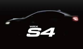 Subaru WRX S4 teaed