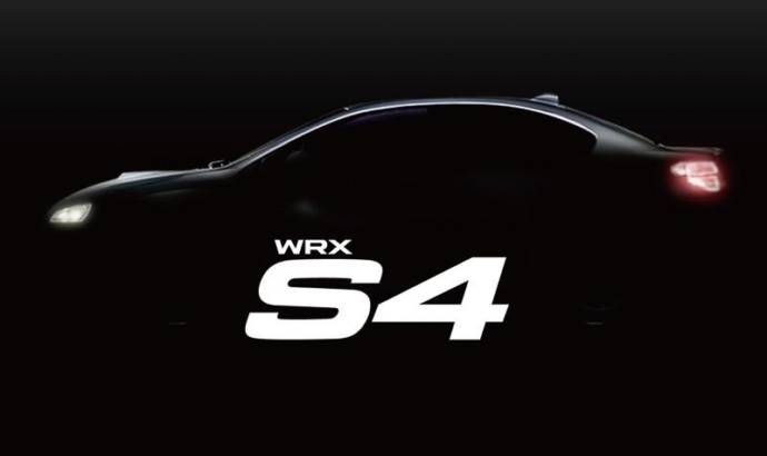 Subaru WRX S4 teaed