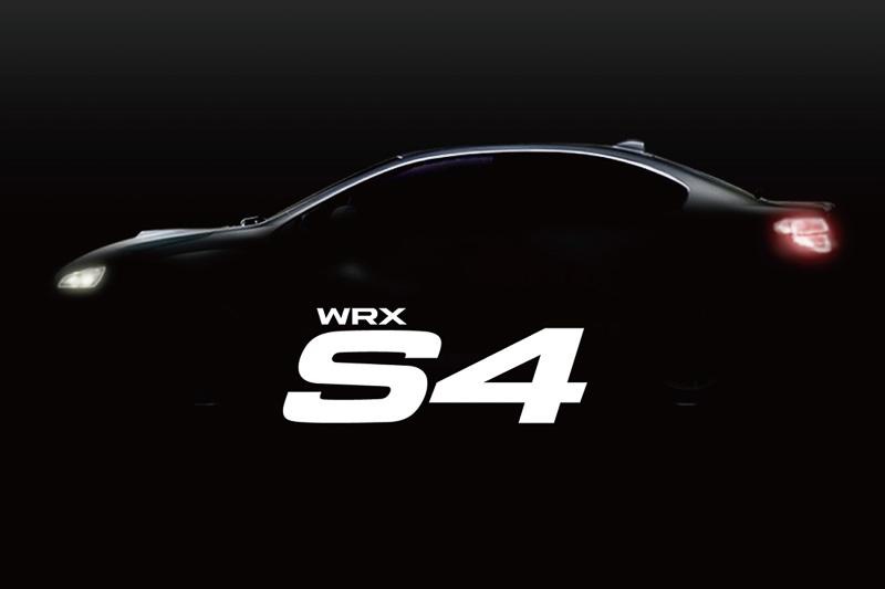 Subaru WRX S4 teaed