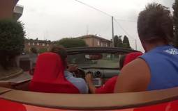 This Ferrari California test drive finished pretty bad