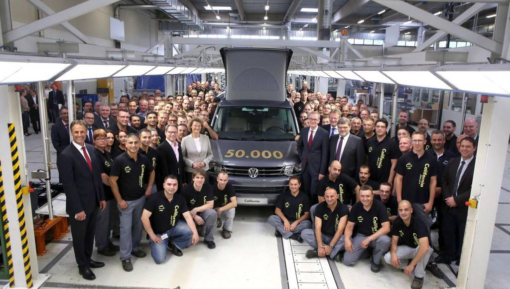 Volkswagen California Camper van reaches 50.000 units produced