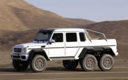 Mercedes G63 AMG 6x6 track tested in Netherland